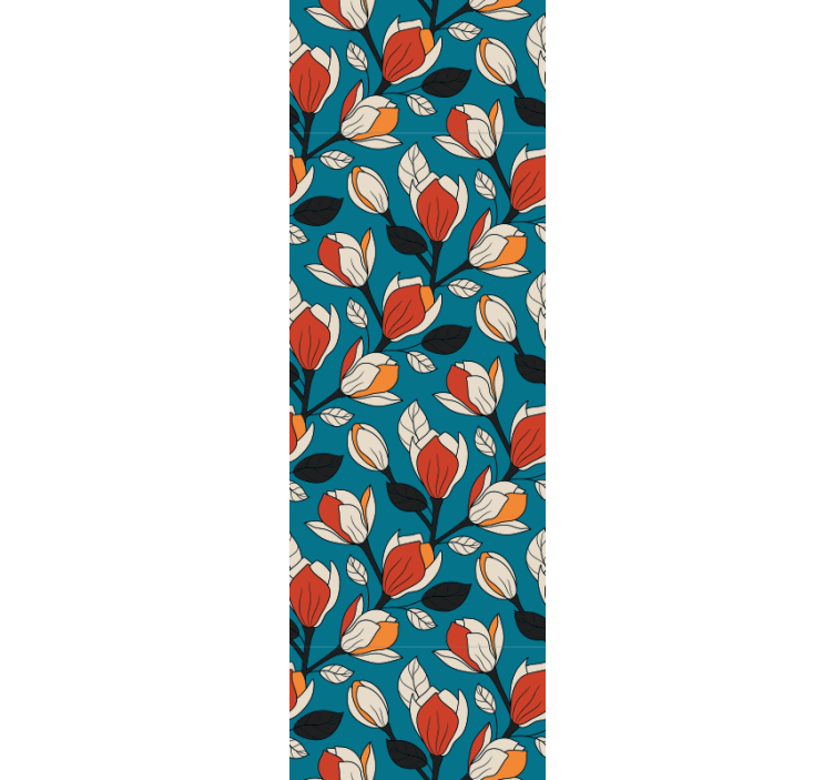 Gėlių raštų fonas tapetai geles - „Tenstickers“