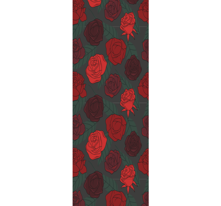 Rožinė elegancija tapetai geles - „Tenstickers“