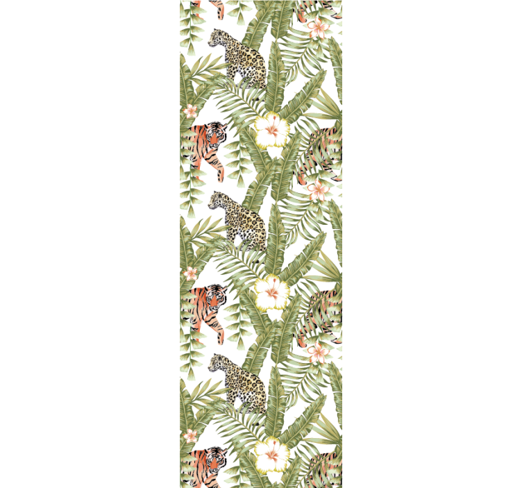 Atogrąžų džiunglių fauna gyvūnų tapetai - „Tenstickers“