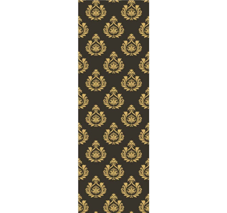 Puošnus lapijos motyvas barokiniai tapetai - „Tenstickers“