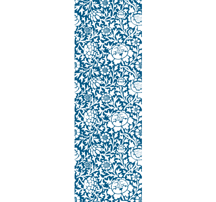 Gėlių elegancijos motyvas gėlių rašto tapetas - „Tenstickers“