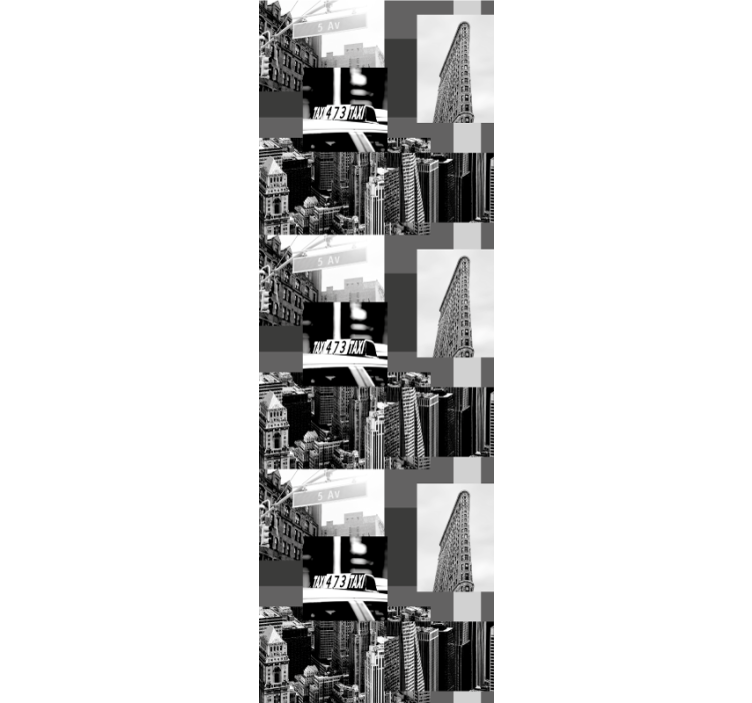 Miesto koliažo raštas miesto tapetai - „Tenstickers“