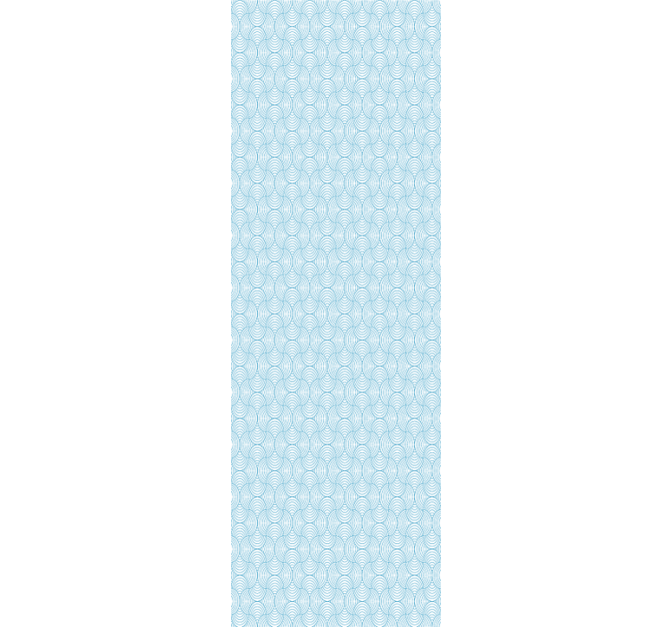 Bangų modelis geometrinis raštų tapetas - „Tenstickers“