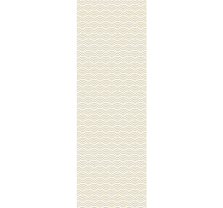 Geometrinis bangų raštas ornamentinės tapetos - „Tenstickers“