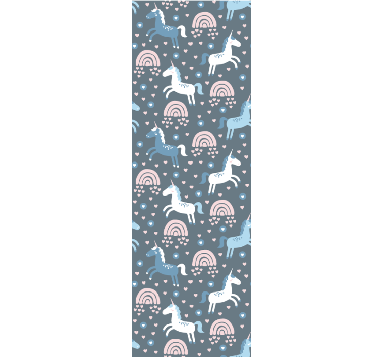 žirafos vaivorykštės motyvas gyvūnų tapetai - „Tenstickers“