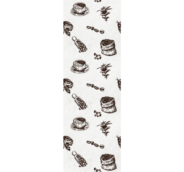 Kofeino motyvai meno tapetas - „Tenstickers“