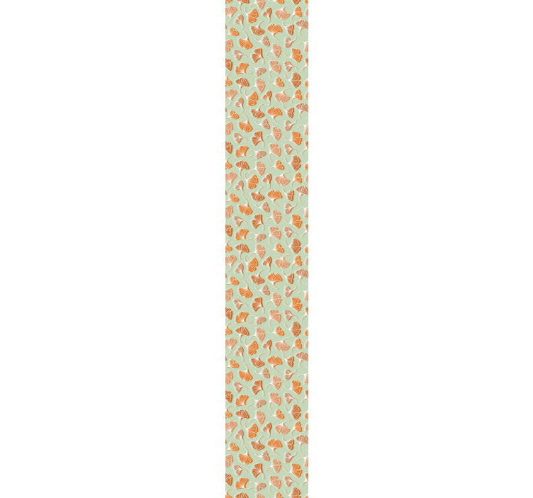 Gingko lapų raštas lapų tapetas - „Tenstickers“