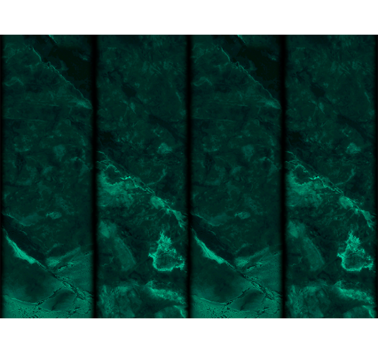 Juodo ir žalio marmuro efekto vonios tapetai - „Tenstickers“