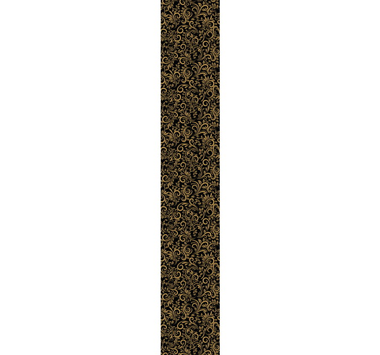 Auksiniai lapai virš grafito tapetų - „Tenstickers“