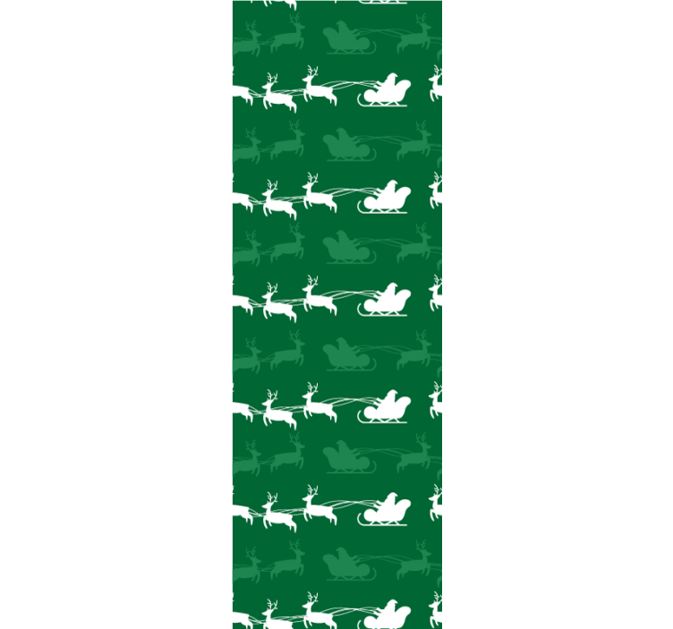 šventinių rogių motyvas kalėdų tapetas sienoms - „Tenstickers“