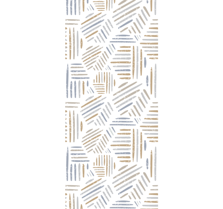 Abstraktus linijinis modelis geometrinis raštų tapetas - „Tenstickers“