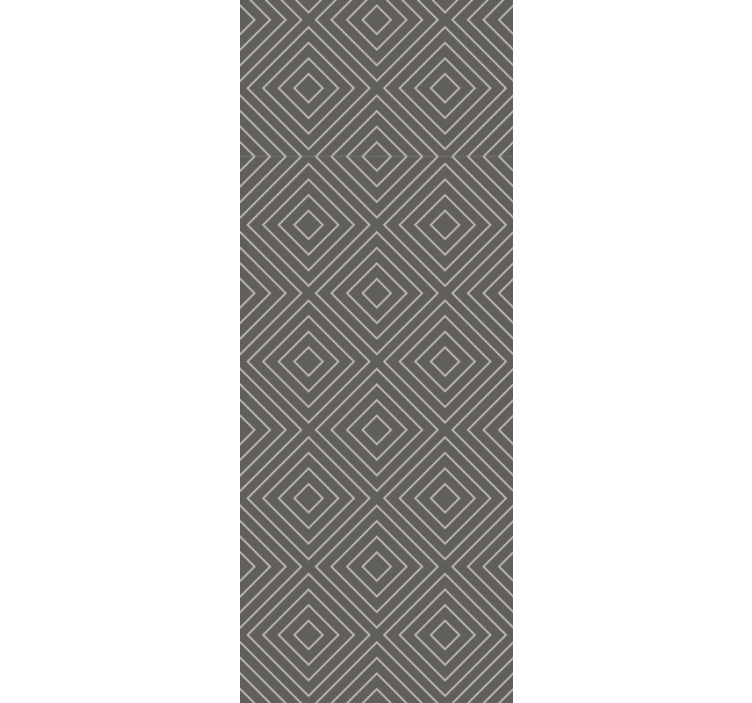 Deimantinis geometrinis geometrinis raštų tapetas - „Tenstickers“