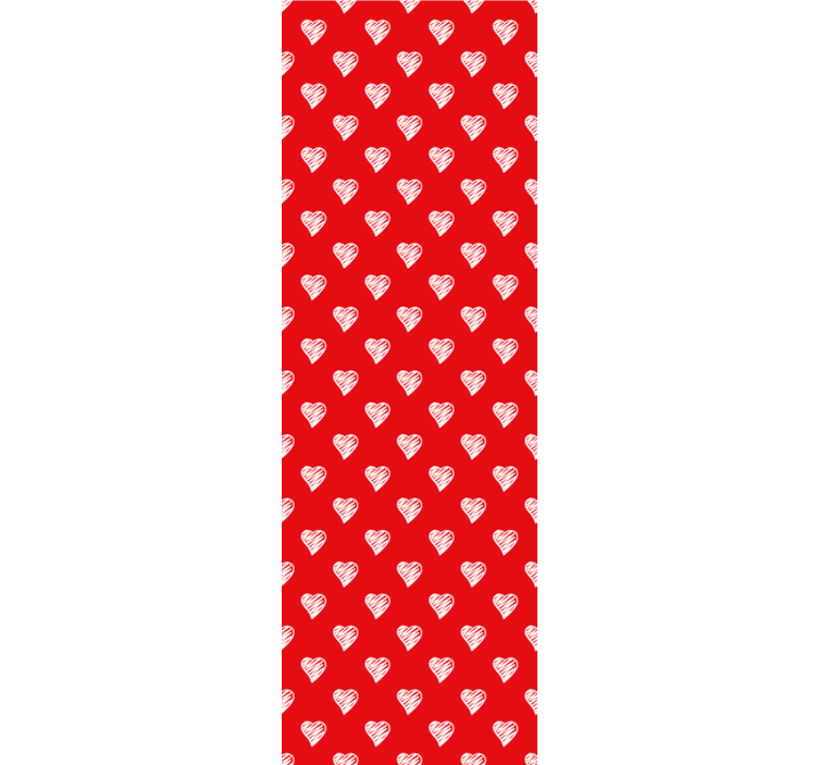 širdies rašto dizainas ornamentinės tapetos - „Tenstickers“