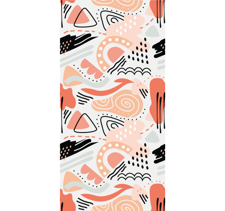 Abstrakčios formos abstraktus tapetai - „Tenstickers“