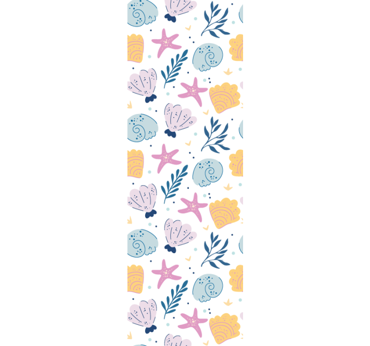 Povandeniniai jūros elementai gamtos sienos tapetas - „Tenstickers“