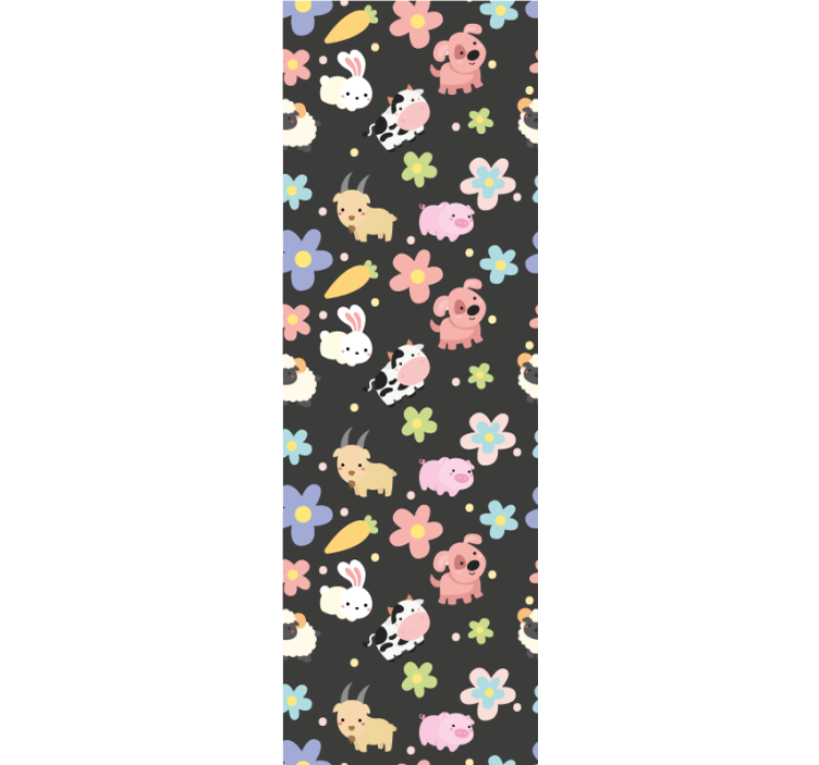 Laukinių gyvūnų ir triušių džiunglių tapetai - „Tenstickers“