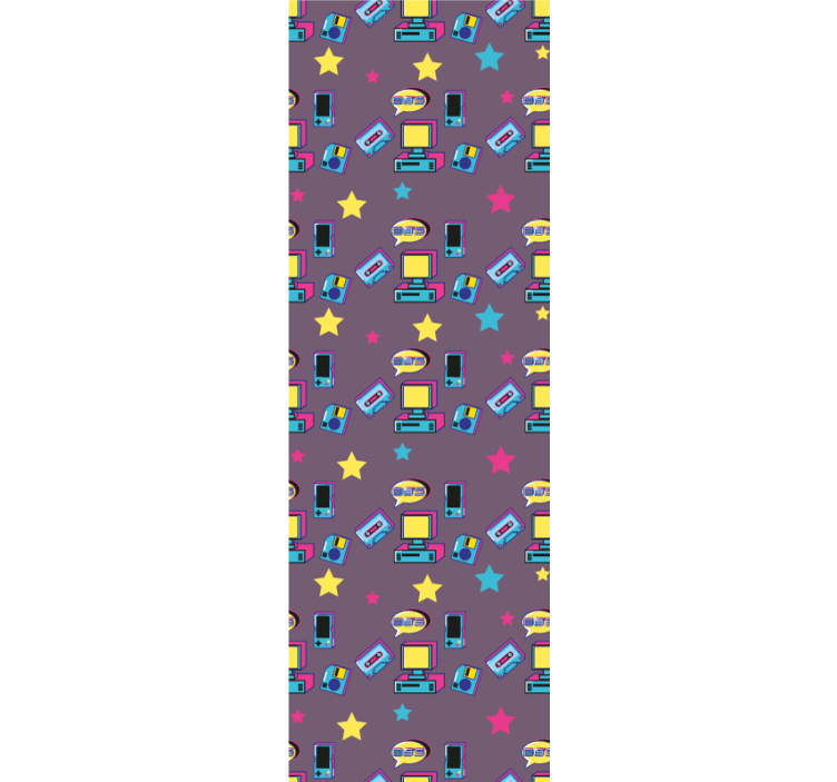 Retro žaidimų estetika asmeninis tapetas - „Tenstickers“