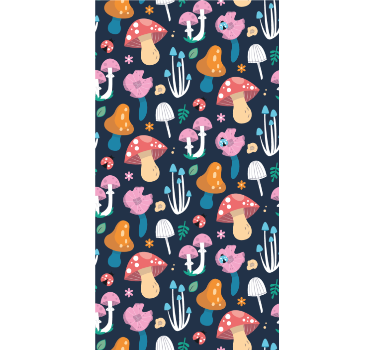 Jūriniai grybai modernūs tapetas - „Tenstickers“