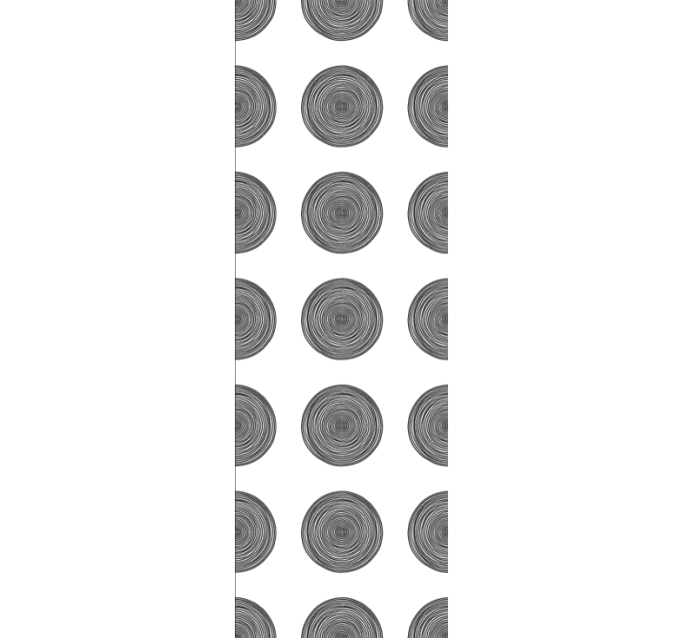 Apskriti medienos raštai tekstūruoti tapetas - „Tenstickers“