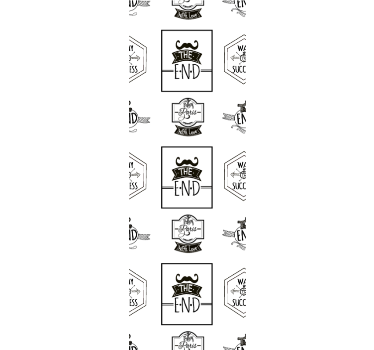 Motyvacinės frazės abėcėlinis tapetas - „Tenstickers“