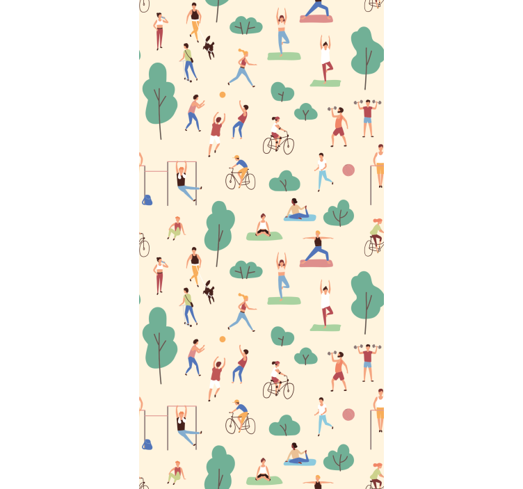 žmonių, užsiimančių įvairiomis sporto šakomis, tapetai - „Tenstickers“