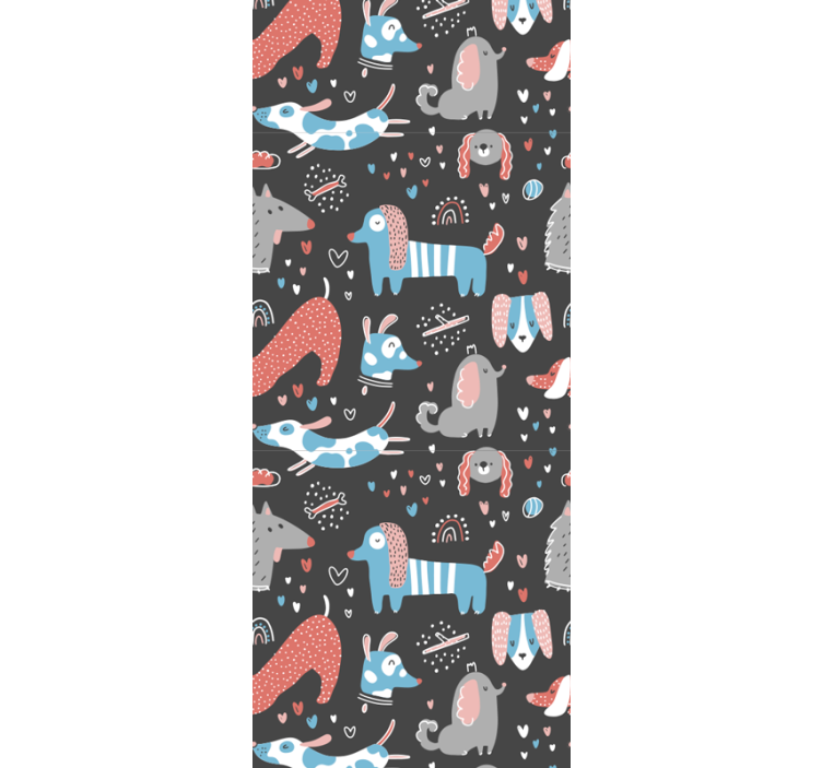 žaismingi gyvūnų motyvai gyvūnų tapetai - „Tenstickers“