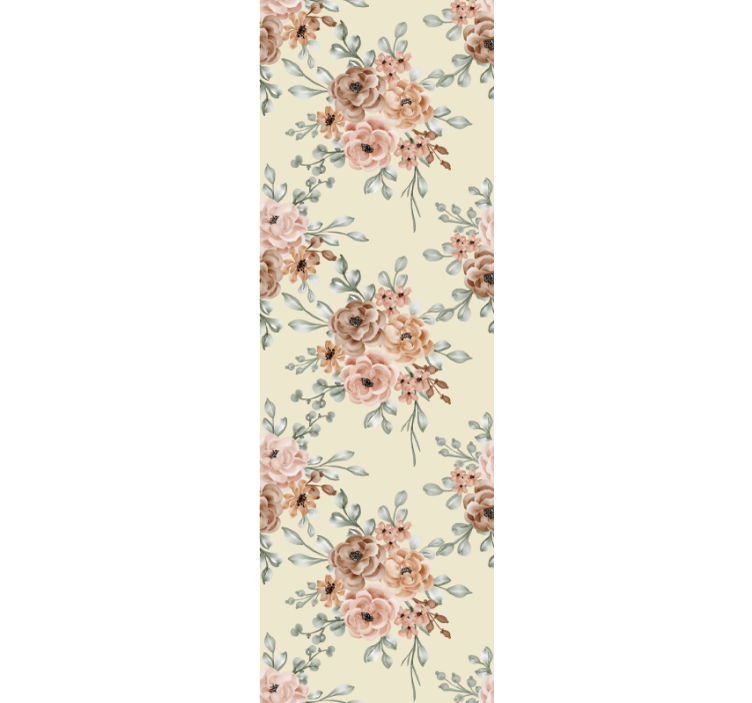 Romantiškos didelės alyvos tapybos rožių gėlių tapetai - „Tenstickers“