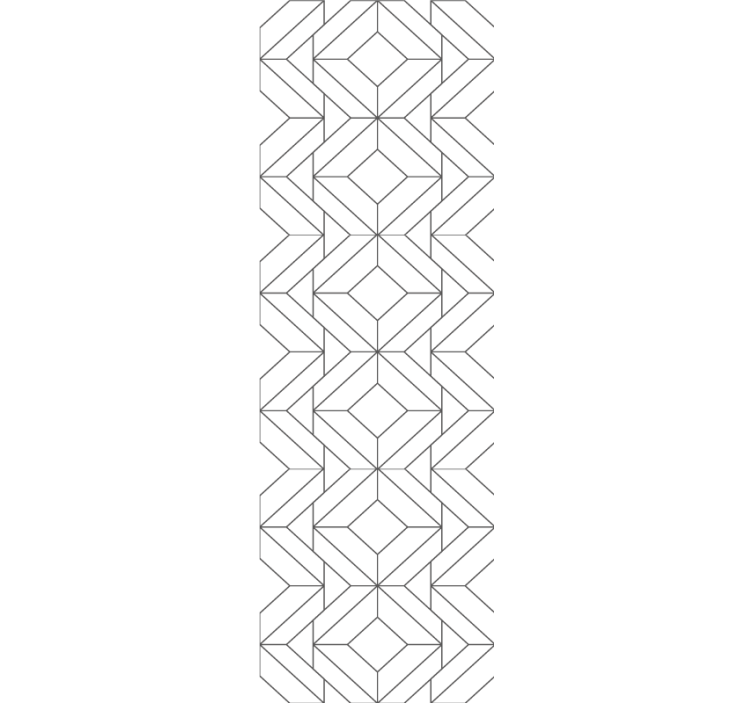 Modernūs raštuoti elementai geometrinis raštų tapetas - „Tenstickers“