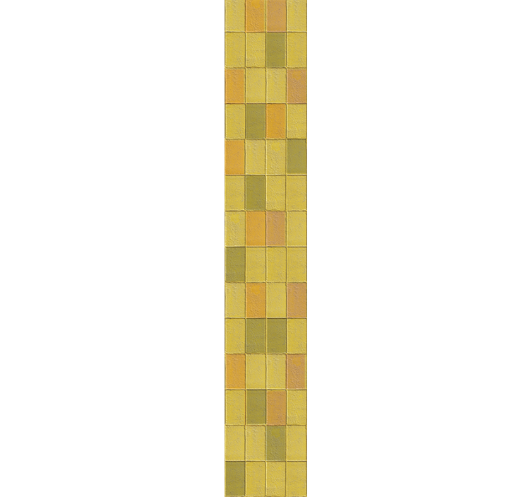 šilti geltoni atspalviai Plytelės tapetas - „Tenstickers“