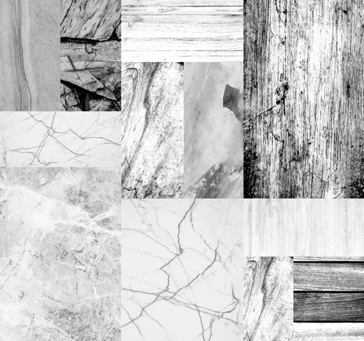 Marmuriniai dėlionės tekstūruoti tapetai - „Tenstickers“