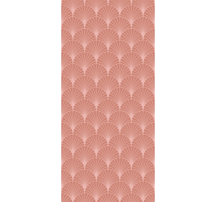 Meno tapetas elegantiški ventiliatorių formos - „Tenstickers“