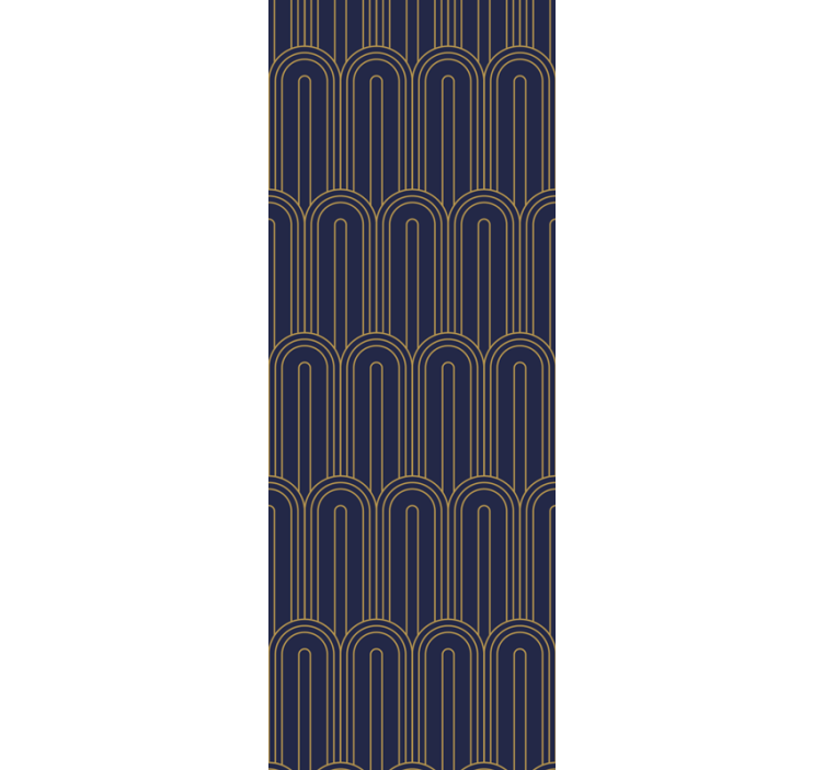 Arkos linijos raštas modernūs tapetas - „Tenstickers“