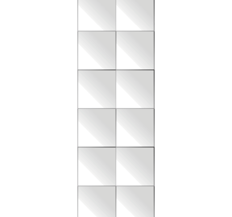 švarus paprastas modelis Plytelės tapetas - „Tenstickers“