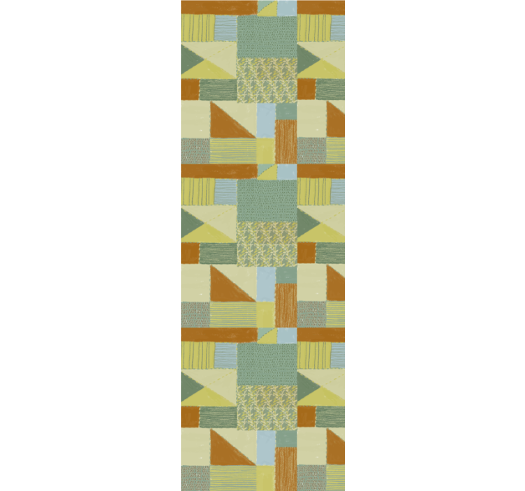 Abstrakčių modelių blokai geometrinis raštų tapetas - „Tenstickers“