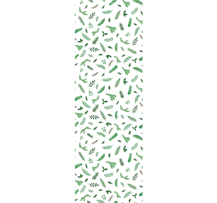 šventiniai lapų raštai kalėdų tapetas sienoms - „Tenstickers“