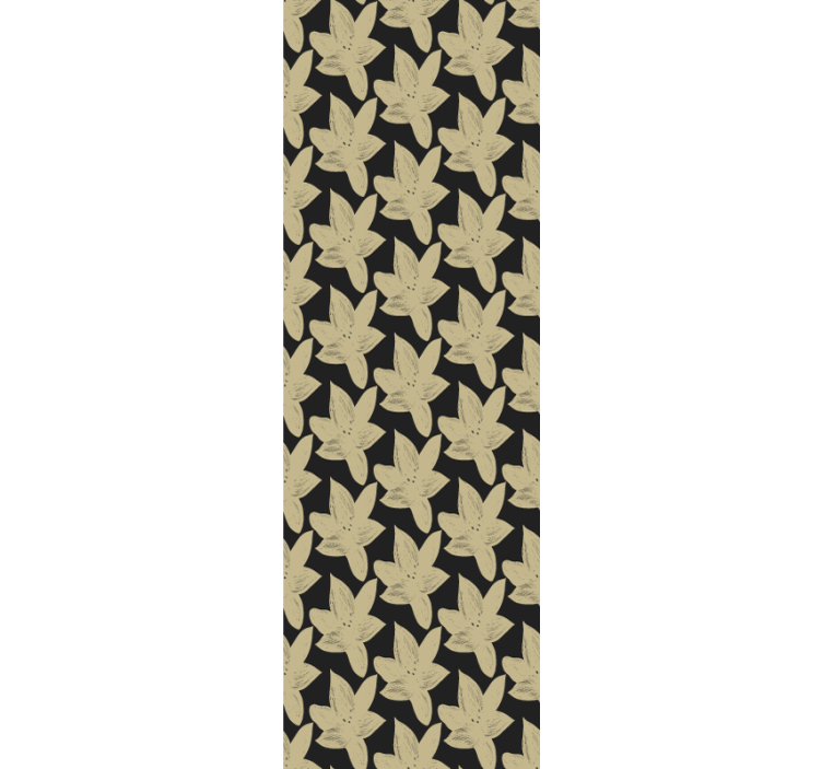 Elegantiški gėlių lapai tapetai voniai - „Tenstickers“