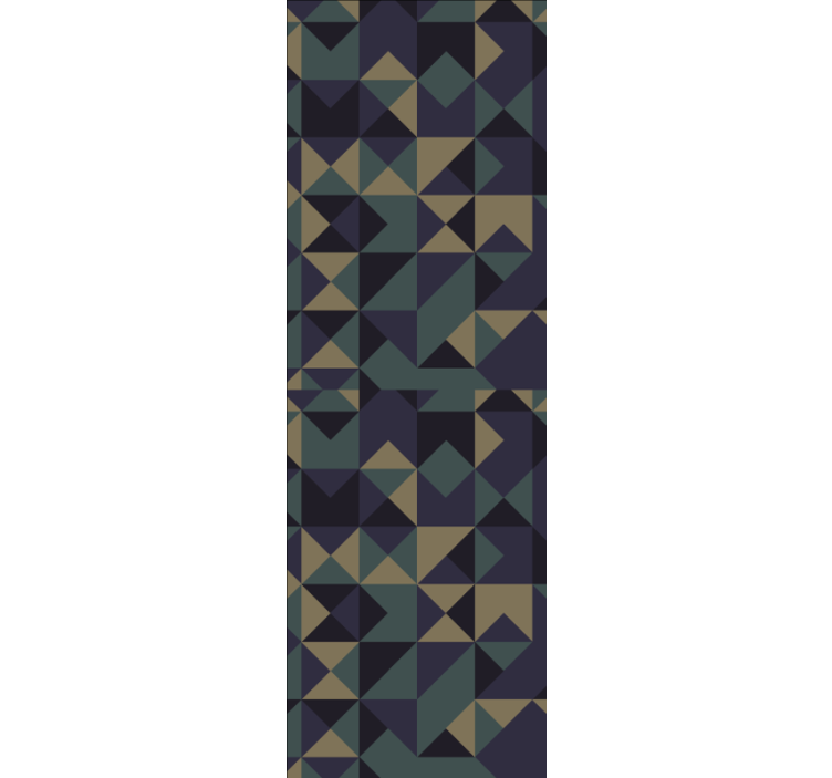 Geometrinis abstraktus išdėstymas trikampiai tapetas - „Tenstickers“