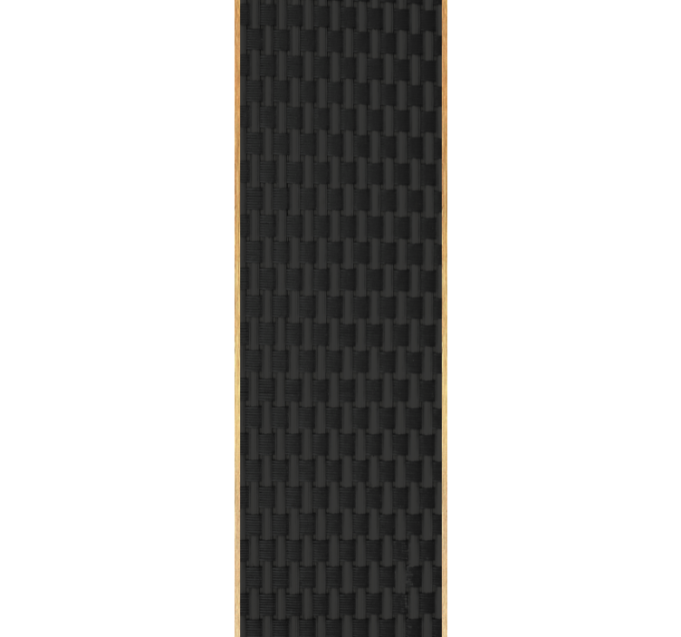 Medžio stiliaus juodi prancūziški pinti tapetai - „Tenstickers“