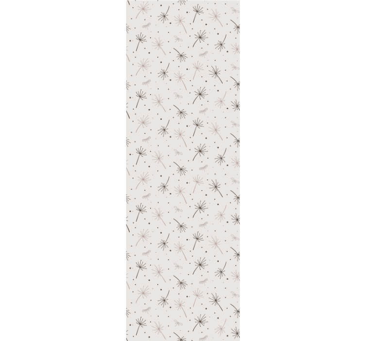 Skandinaviško stiliaus plonų žolės lapų tapetai - „Tenstickers“