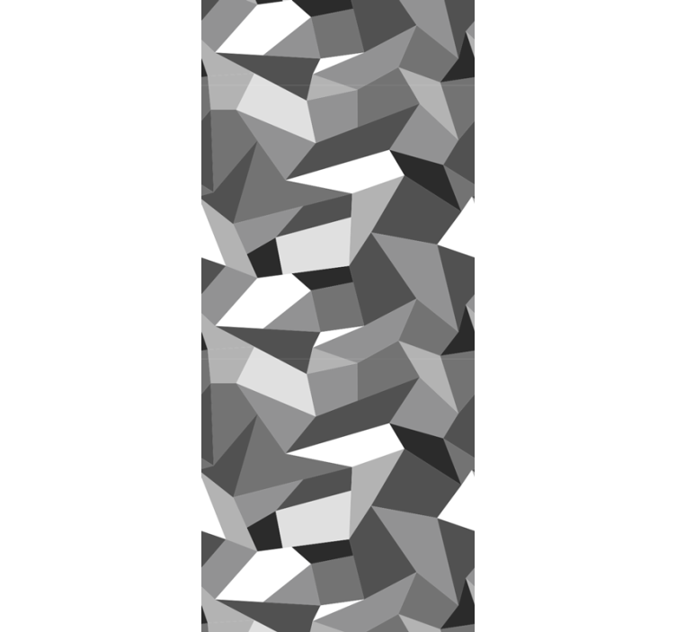 Juodai balti trikampiai tapetai - „Tenstickers“