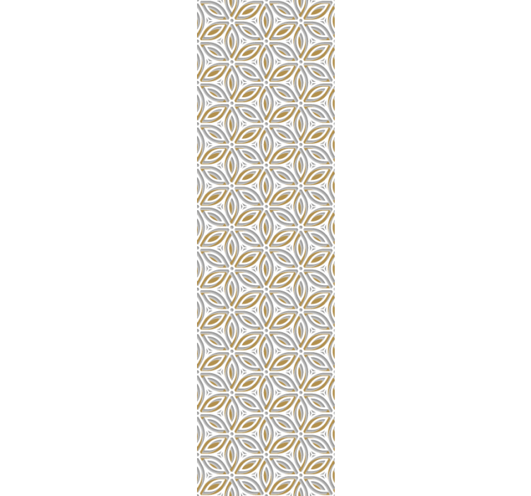 Subtilus baltos gėlės 3d tapetai - „Tenstickers“