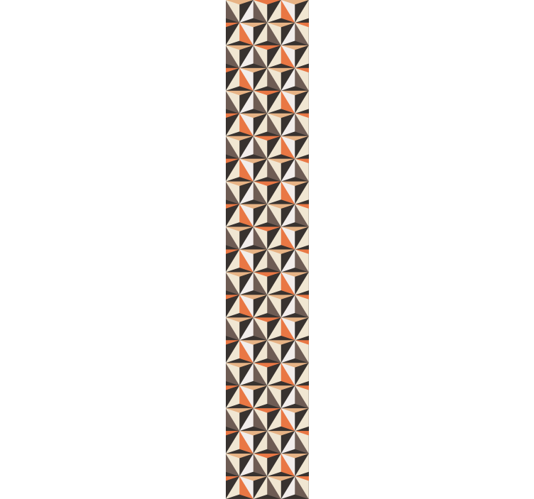 Geometrinių trikampių išdėstymas gyvenamojo kambario tapetas - „Tenstickers“