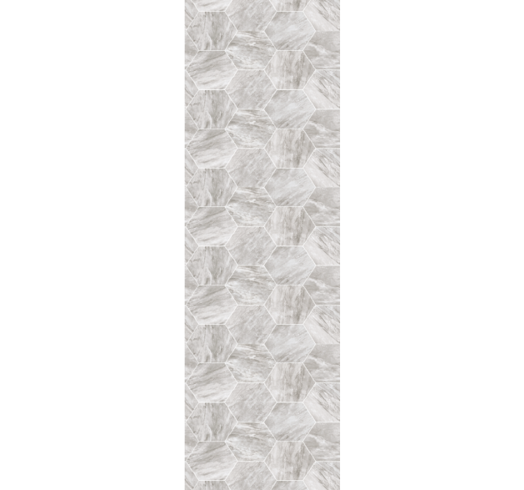 šešiakampių plytelių raštas marmuro tapetas - „Tenstickers“