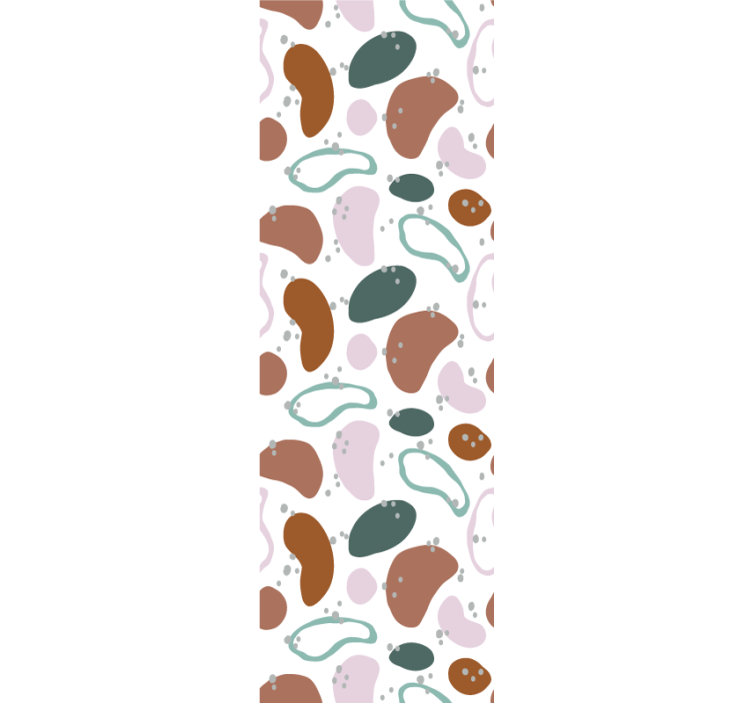 Netaisyklingos abstrakčios formos raštas abstraktus tapetai - „Tenstickers“