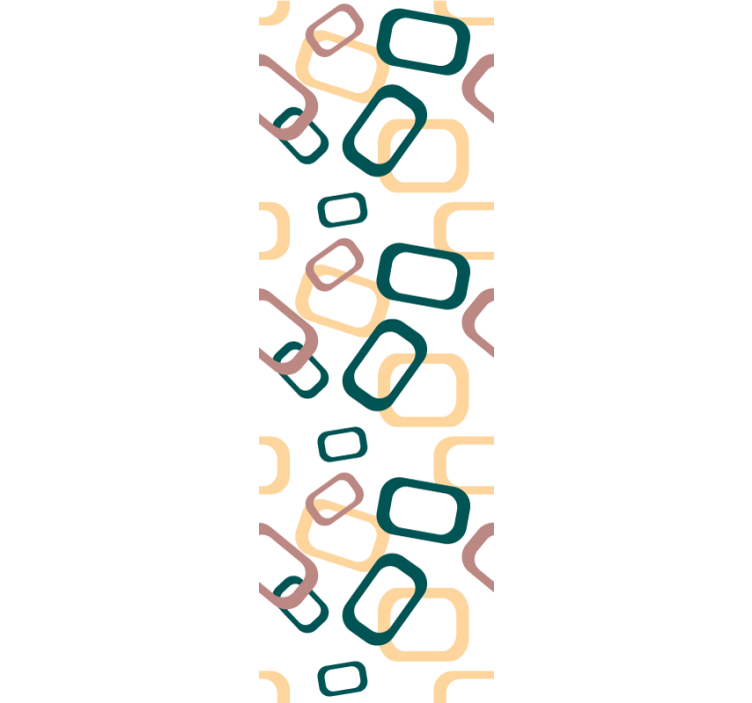 Abstrakčios netaisyklingos formos abstraktūs tapetai - „Tenstickers“