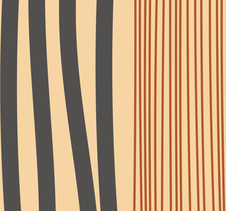 Boho juostelių dizainas gyvenamojo kambario tapetas - „Tenstickers“