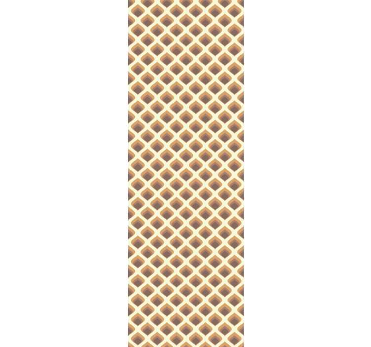 60-ųjų žiedlapių vintažiniai tapetai - „Tenstickers“