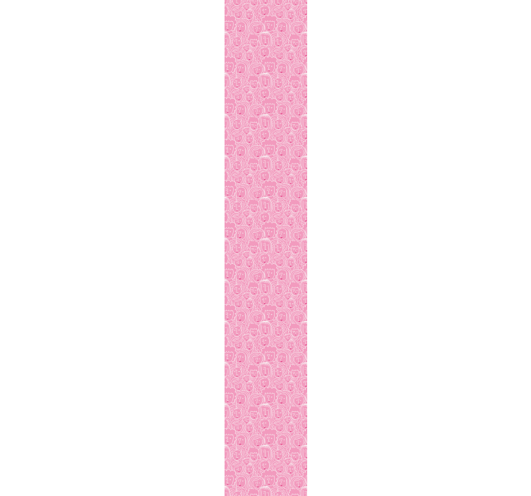 Mergaičių veidai meno tapetai - „Tenstickers“