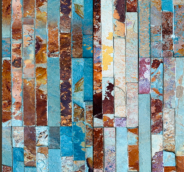 Vakaro laužo tekstūruotos tapetos - „Tenstickers“