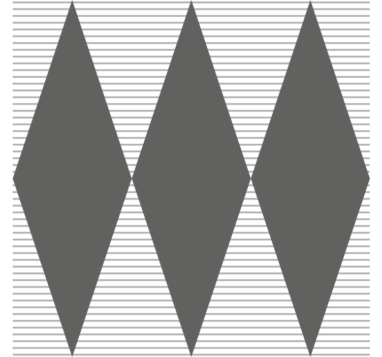 Pilkas deimantinis raštas geometriniai tapetai - „Tenstickers“